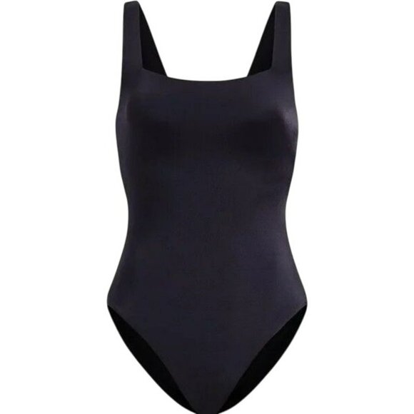 Andie Swim The Miami Square Neck Black Small One-Piece Swimsuit NWT - Picture 5 of 7